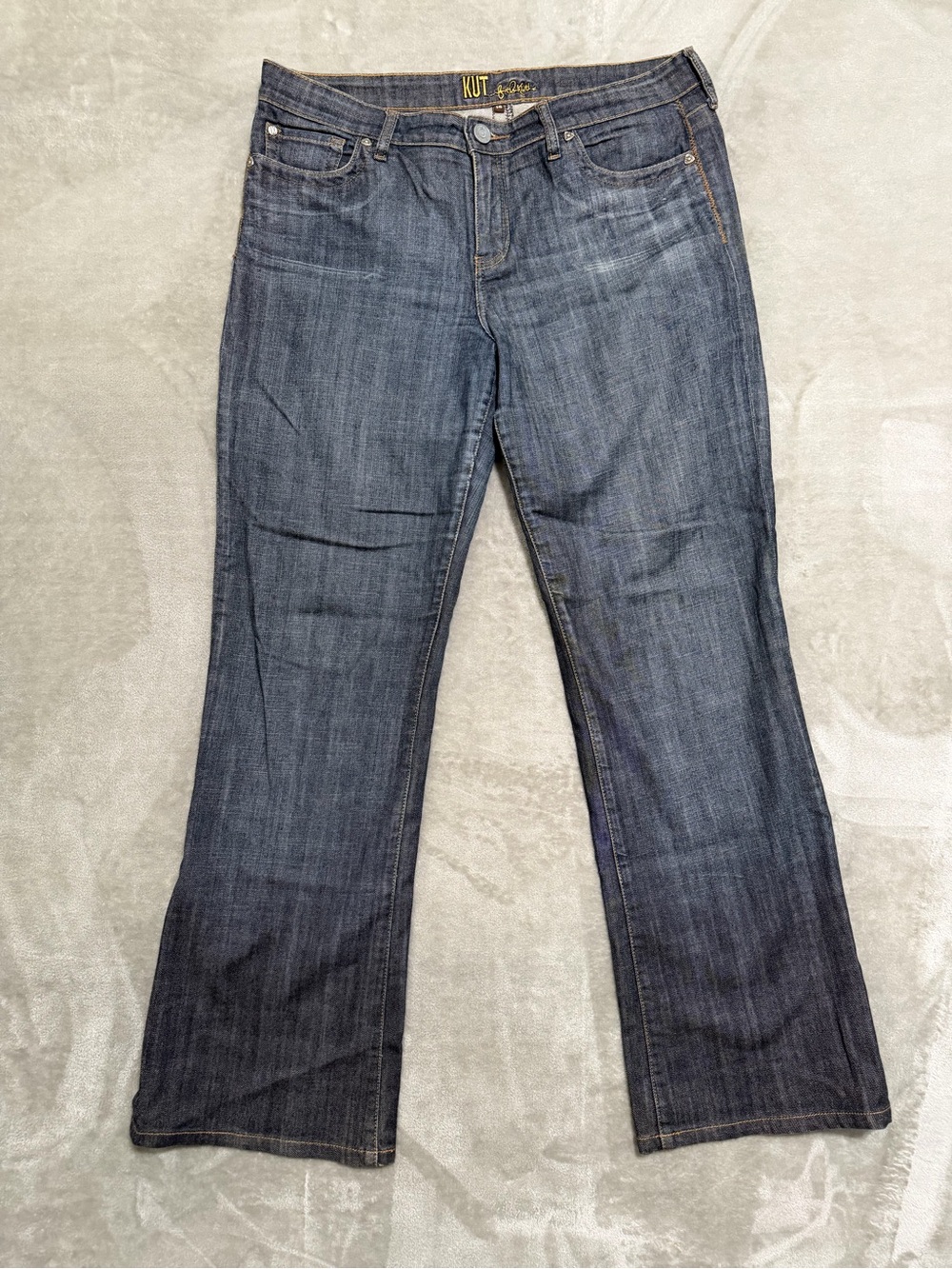 KUT from the Kloth Dark Wash Bootcut Denim Jeans Size 14